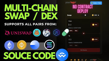 Multi-Chain Swap Source Code | Uniswap Clone | Pancakeswap Clone | Source Code