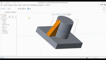 Creo Parametric | Create A Pro File Rib