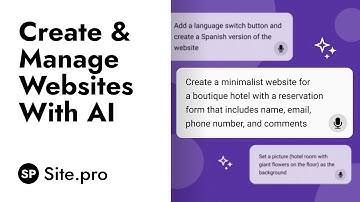 Create & Manage Websites With AI (2025-Q4)