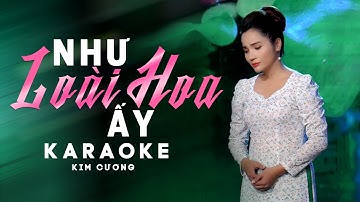 Như Loài Hoa Ấy Karaoke Tân Cổ | Ns Kim Cương