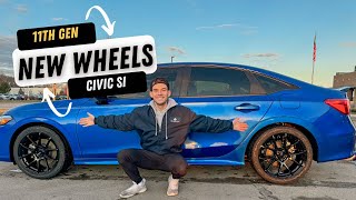 The Perfect Wheel Specs for 11th Gen Civic Si! | Summer Wheel Install 2022 Honda Civic Si