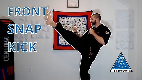 How to do a Front Snap Kick for Taekwondo