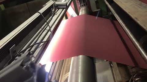 Sandpaper Roll Inspection using 6 LineScan Cameras