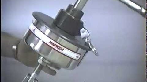 HARKEN Furling headstay tension instructions.