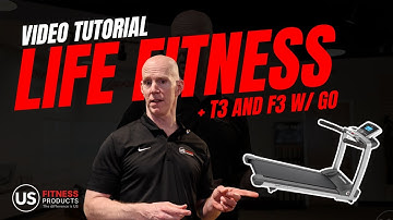Life Fitness T3 treadmill & F3 Folding Treadmill Tutorial | How to Use the GO Console