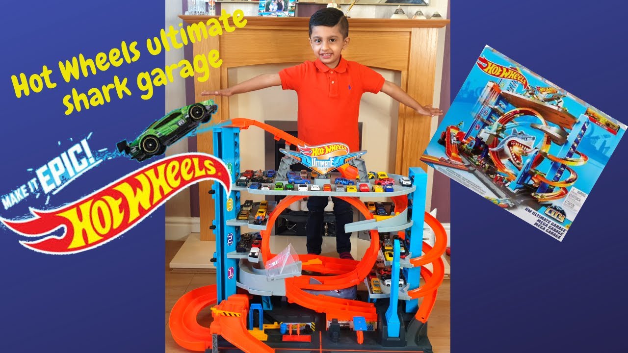 HOT WHEELS ULTIMATE SHARK GARAGE YouTube