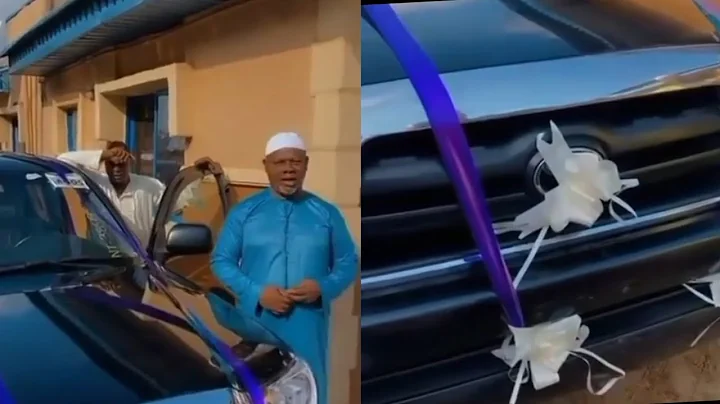 VETERAN ACTOR, YINKA QUADRI, RECEIVES 20M NAIRA CAR AS BIRTHDAY GIFT FROM HIS CHILDREN