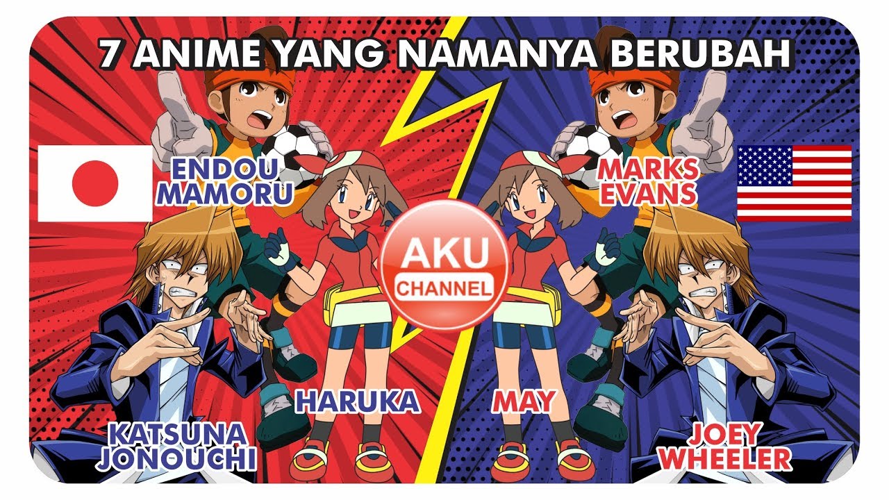 【InfoKU】7 Anime yang Nama Karakternya Berubah Ketika  