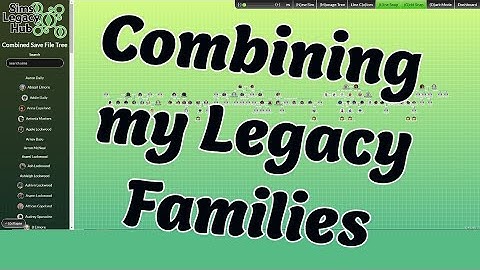 The Sims 4 | Combined Family Tree | Every Legacy Challenge in ONE PLACE!!!