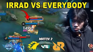 FIRST TIME LIAT IRRAD JUNGLER!! RRQ VS ONIC!! GILA SEJAGO INI SI IRRAD ?