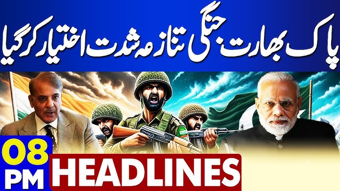 Indo-Pakistan WAR Conflict Intensified | India Another Accusation Against  Pakistan | 08PM Headlines - YouTube