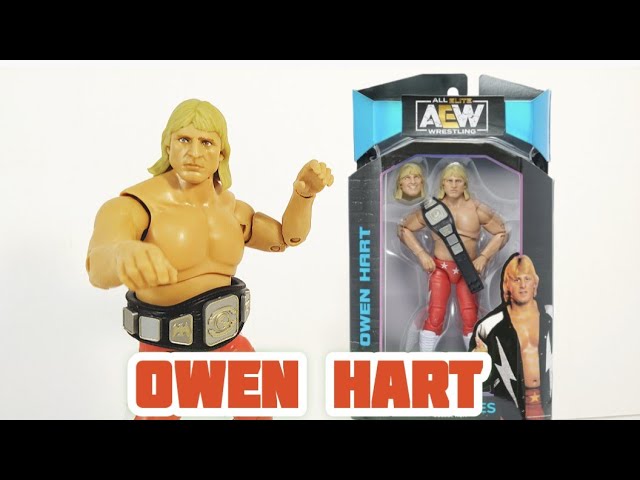 Jazwares AEW Unmatched Series 6 Owen Hart Wrestling Action Figure