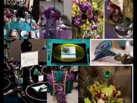 Peacock wedding decorating ideas - YouTube Peacock wedding decorating ideas