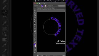 Here Is How To Make Curved Text In Adobe Illustrator