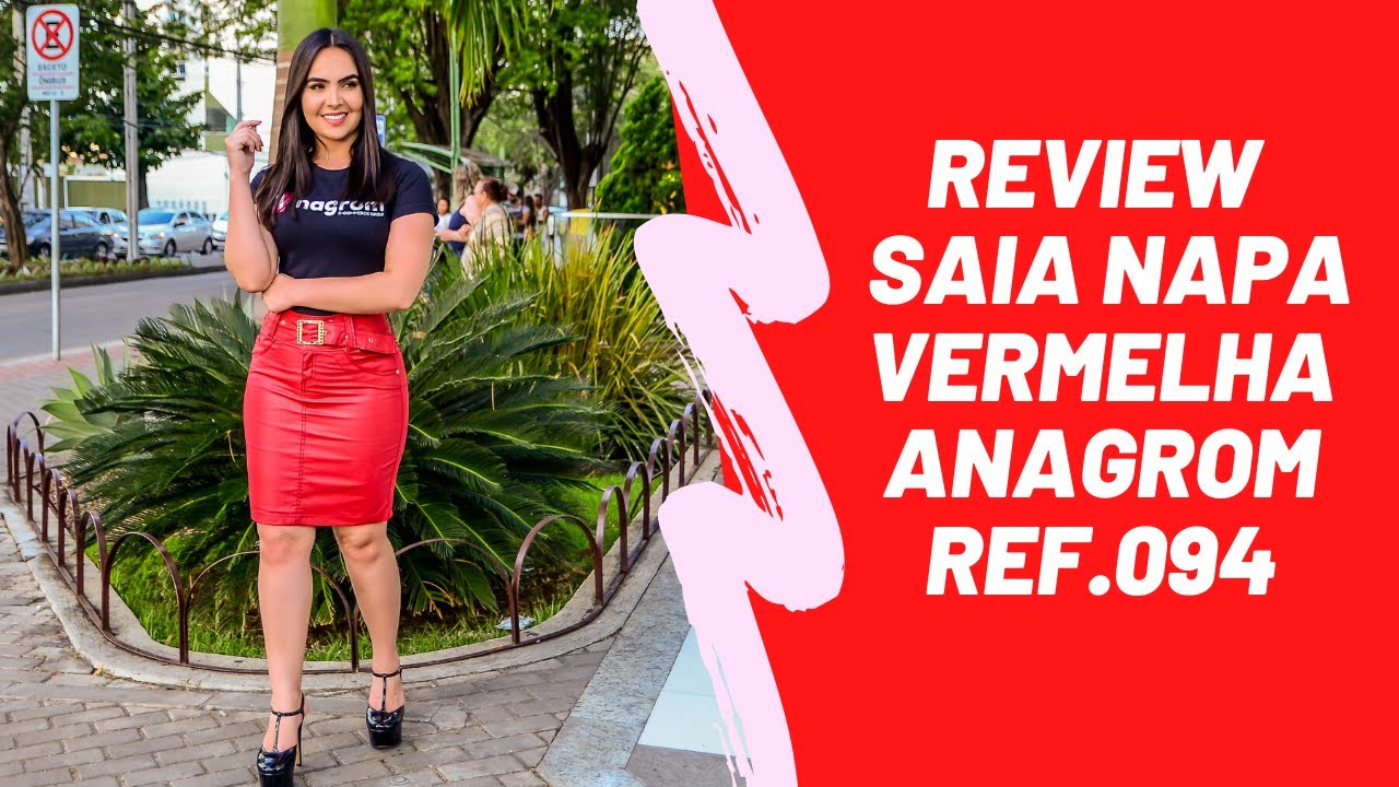 saia de napa vermelha