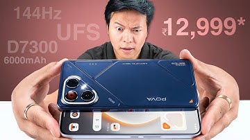 Tecno POVA 7 & 7 Pro is here -  Crazy Specs & Bold Design Phone @₹12,999*