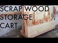 Rolling Scrap Wood Storage Cart