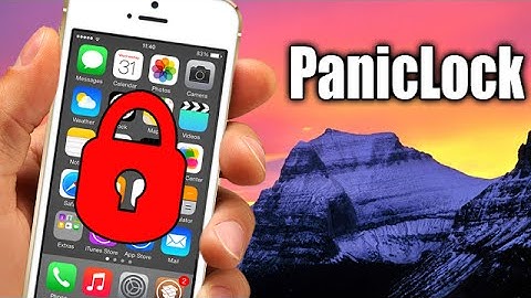PanicLock - iOS 8 Jailbreak Cydia Tweak