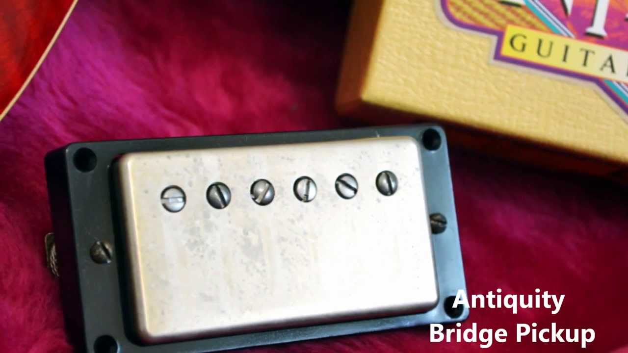 Tom Holmes Neck Pickup & Seymour Duncan Antiquity Humbucker Pickup TEST