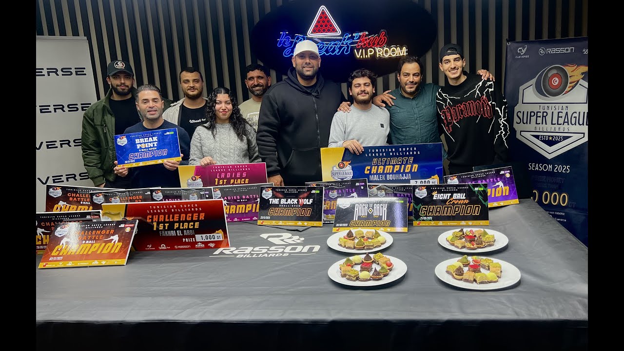 Image of video the Superleague Billiard Tunisia  | Awards Ceremony 2025 21