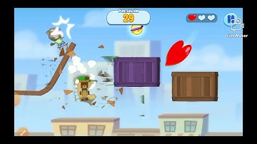 talking tom falling add round 1