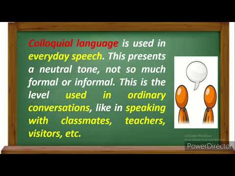 Video: Kan talspråk användas som ett adjektiv?