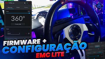 PROGRAMAÇÃO e CONFIGURAÇÃO EMC UTILITY LITE para VOLANTE CASEIRO DIY | G-TEC