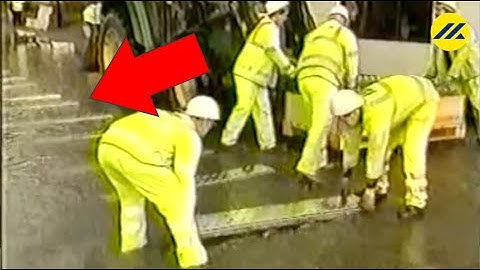 On the clock: Ironbridge Flood Barriers had to be installed in rising water