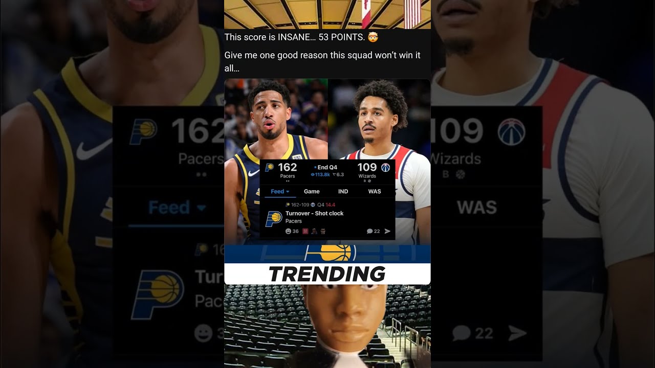 The Wizards Got BLOWN OUT By Pacers 53 Points Nba