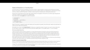 Machine Learning: A Summary on Feature Engineering Using R Language