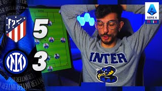 SIAMO FUORI... ATLETICO MADRID 5-3 INTER | LIVE REACTION TIFOSO INTERISTA - CHAMPIONS LEAGUE 23/24