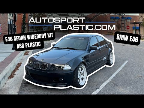 BMW E46 sedan wide body kit – Auto Sport Plastic