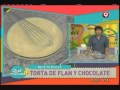 La torta de flan y chocolate