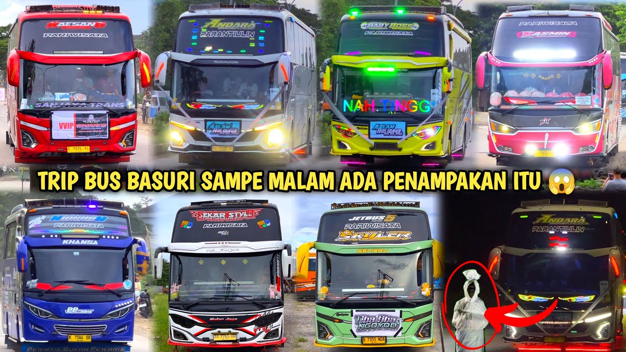 RAME FULL BUS TELOLET BASURI🥳 Hunting Bus Trip Anyer Di Pusat Oleh Oleh CM7👏
