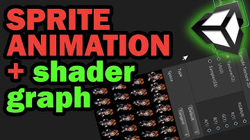 Shader Graph Flipbook node sprite animation - usinty shader graph tutorial 3
