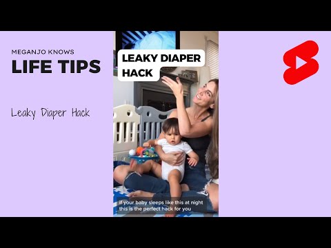 Leaky diaper tip🧷