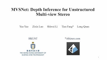 MVSNet: Depth Inference for Unstructured Multi-view Stereo