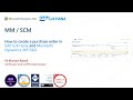 How to create a purchase order in SAP S4 Hana and Dynamics 365 SCM