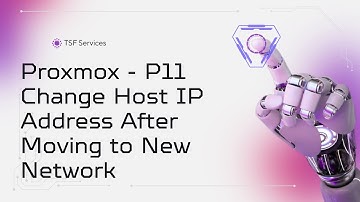 Proxmox - P11 Change IP Interface Host After Moving to New Network