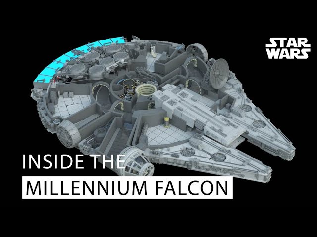 Star Wars - Halcón Milenario (490), Vista inferior del mode…