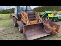 Case 580k extended hoe 4x4 backhoe from jrs auctions