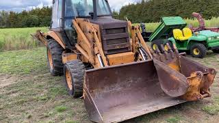 Case 580K Extended Hoe 4x4 Backhoe from JRS Auctions