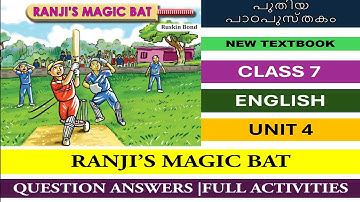 CLASS 7 ENGLISH | UNIT 4 |RANJI