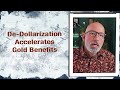 Dedollarization accelerates  gold benefits