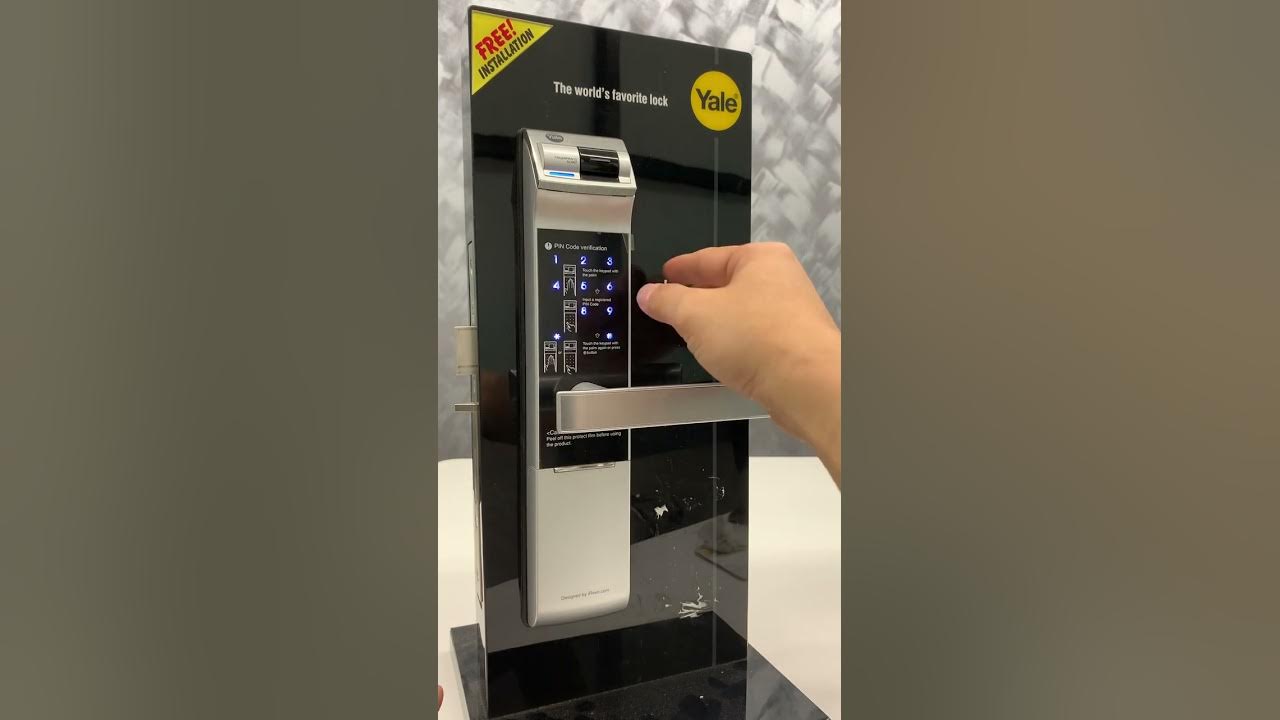 Yale YDM 4109 master mode user password setting YouTube