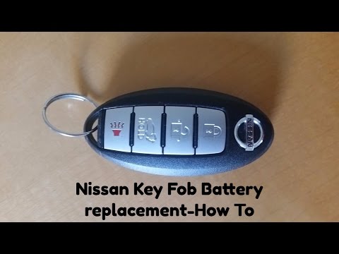 How to replace Nissan Key Fob Battery, Nissan Rogue 2014 key fob battery replacement