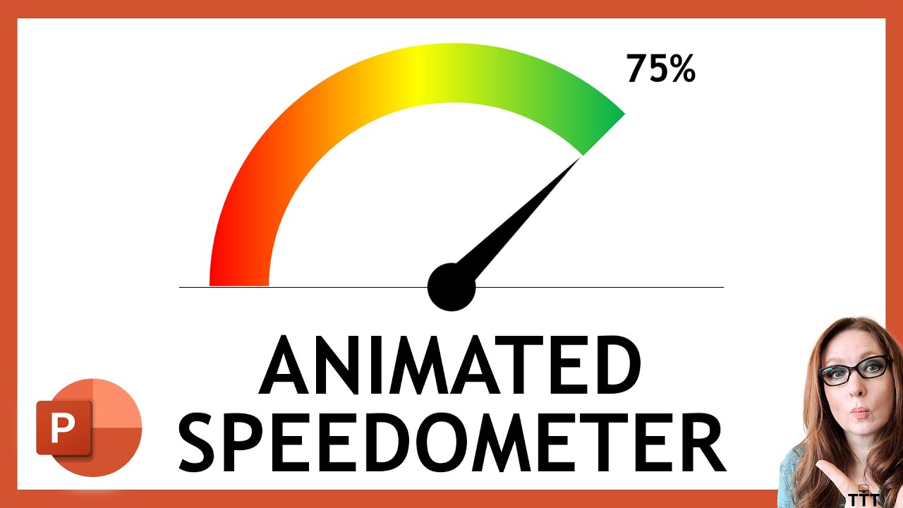 Create an Animated Speedometer/Gauge in PowerPoint - YouTube