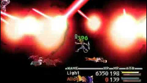 Final Fantasy IX - Zidane(solo) vs Trance Kuja