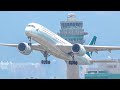 80 close up and loud aircraft  a380 b737 b777 a350 b787 a330 b737 a321  hong kong airport spotting