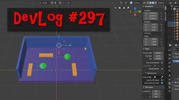 [Unity, Blender 2.80] Enchanted Lands Devlog #297 - Test scene